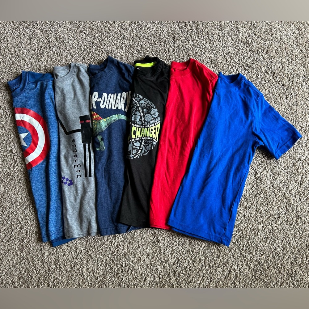 Lot of 6 short sleeve tees size 8